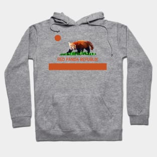 Red panda republik Hoodie